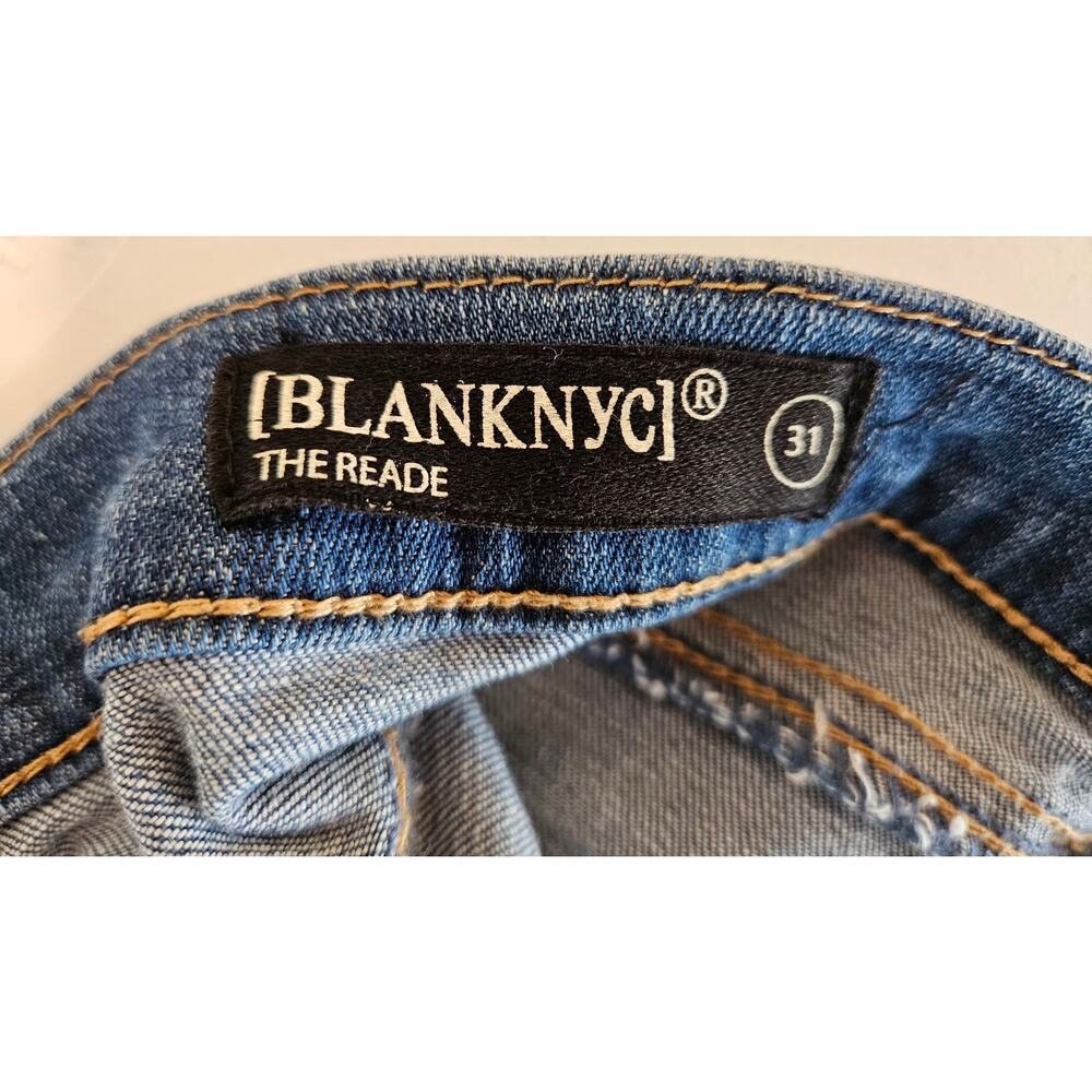 BLANKNYC The Reade Classic Skinny Jeans Women’s 31 Distressed Stretch Denim - Picture 3 of 8
